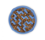 Blue Maze Slow Feeding Bowl
