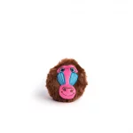 Fabdog Faball Baboon Large is 4 inches, Small is 3 inches