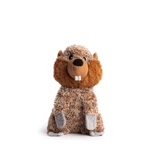 Fabdog Fluffy Beaver plush squeaky toy