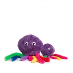 Fabdog Faball Octupus ball toy for dogs. Large is 4 inches, Small is 3 inches