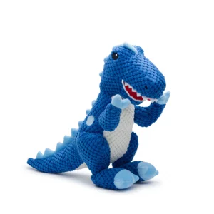 Blue T-Rex 12.5" dog toy from Fabdog.